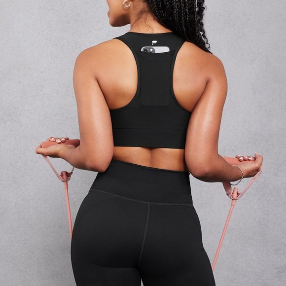 Fabletics Black Sports Bra - Picture 2 of 4
